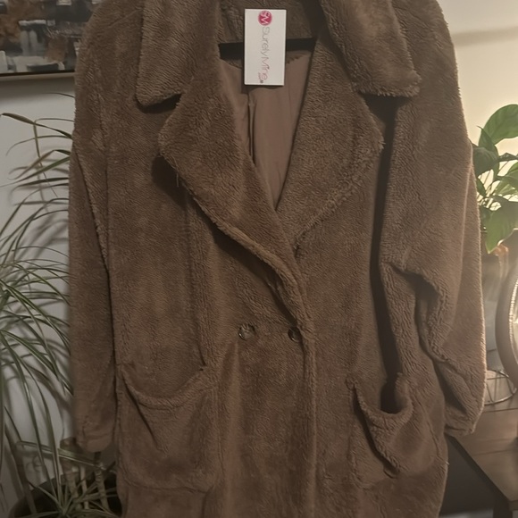 TEDDY BEAR SOFT COAT!🤎 - Picture 2 of 7